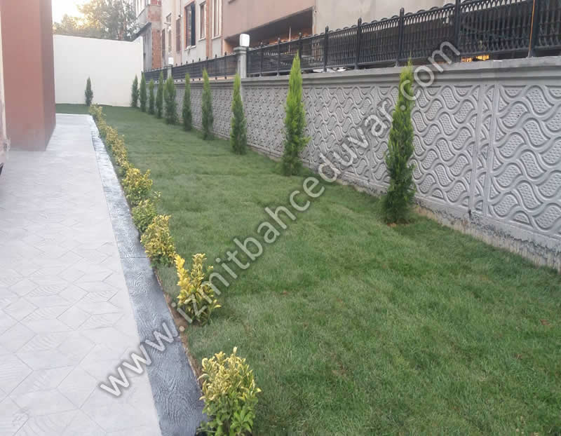 köseköy dekoratif bahçe duvar
